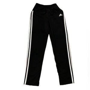 Adidas Girl’s Black Joggers with Iconic White Stripes Sz. M-10/12